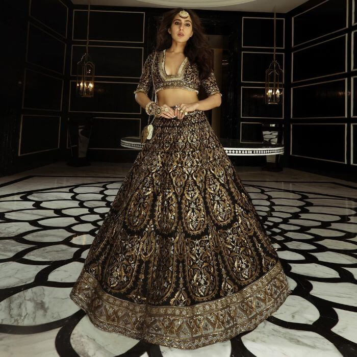 Sridevi Kapoor in Manish Malhotra – South India Fashion