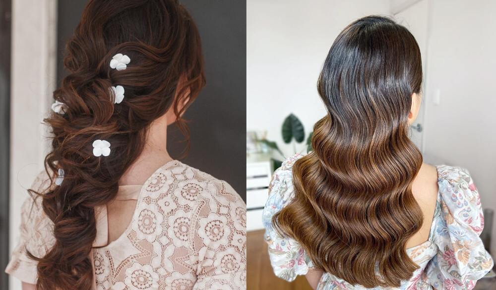 10 Classy Curly Hairstyles for Wedding