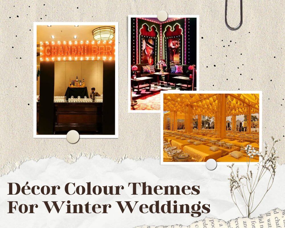 Top Trending Wedding Décor Colour Themes For Winter Weddings