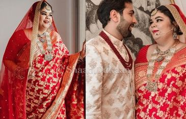 Real Sabyasachi Bride             Bhagyasri - Love Is Blind And Can See Only True Feelings
