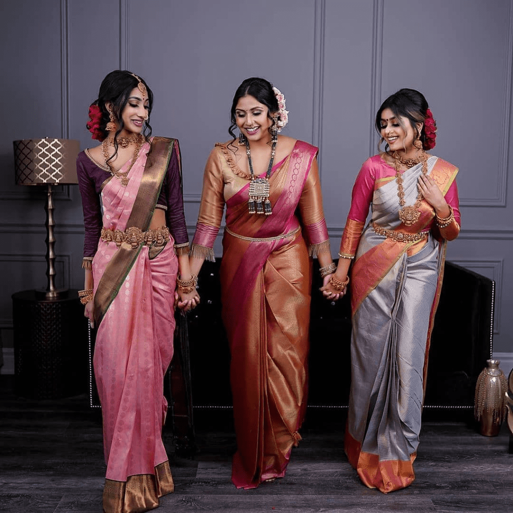 Sri Lankan bridesmaids | Brides mate dress, Bridesmaid saree, Saree wedding