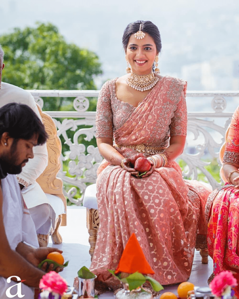 Pink Bridal Front Open Lehenga Pakistani Wedding Dresses – Nameera by Farooq
