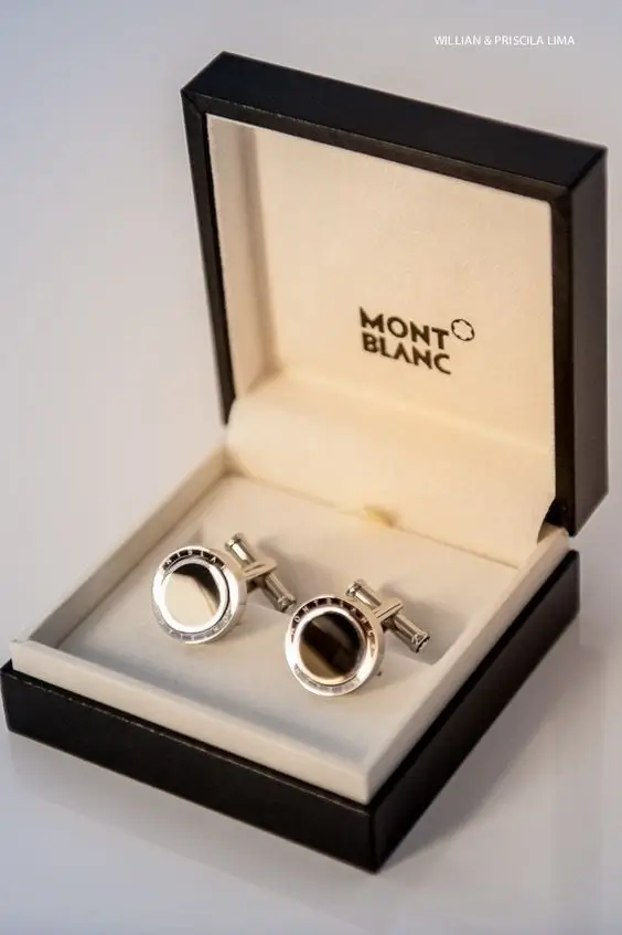 Cufflinks as wedding gift for groom