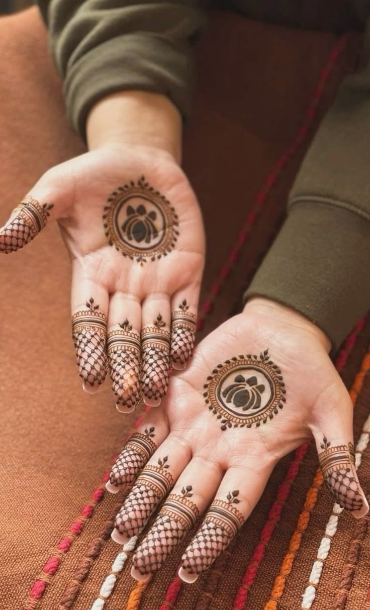 Famous Front Hand Mandala Mehndi Design