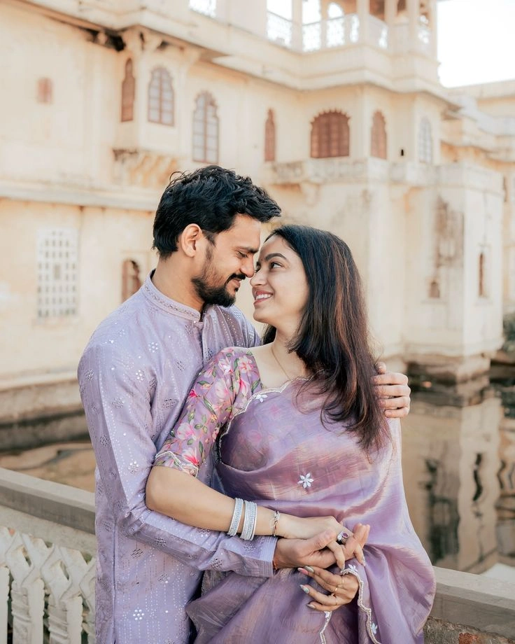 sachin and babi light blue dress Pre Wedding Dress Ideas That Will Make You Look Stunning!