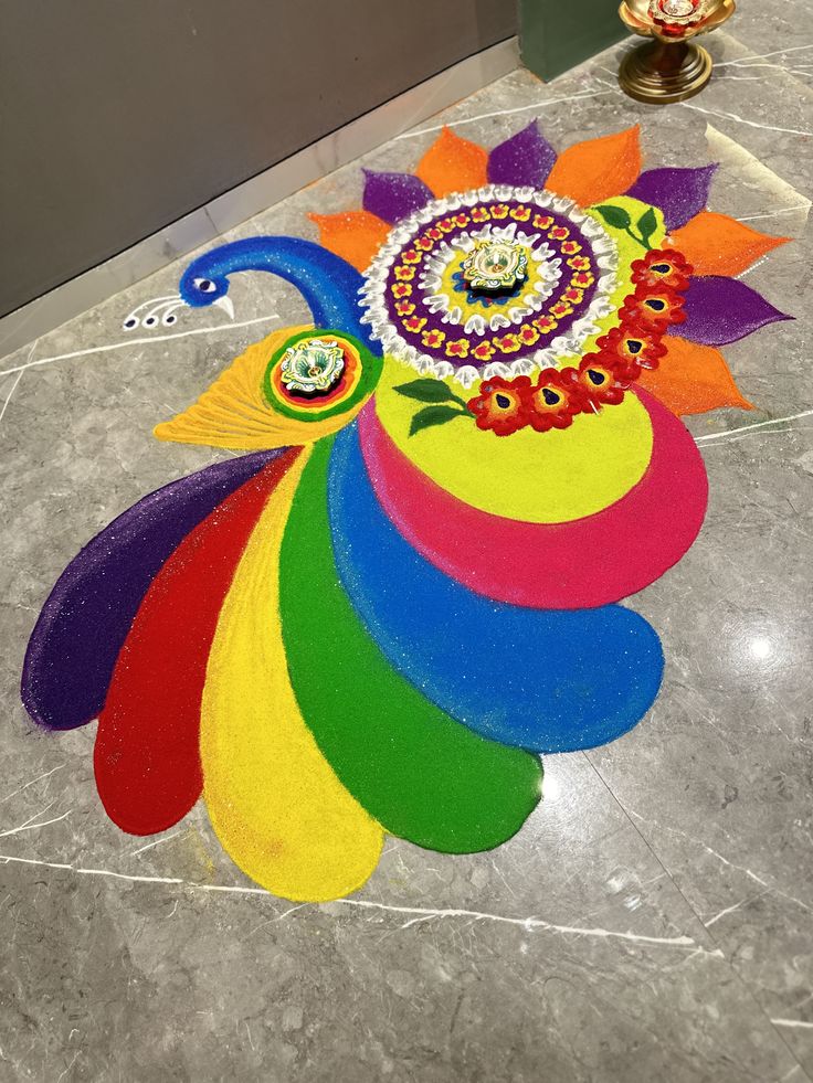 Latest Navratri Rangoli Designs 2026 | Easy & Creative Ideas
