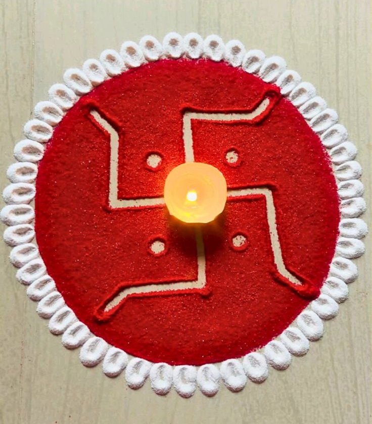 Swastik Rangoli