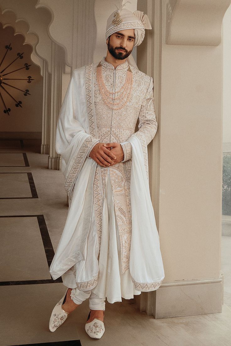 Angarkha-Style Sherwani