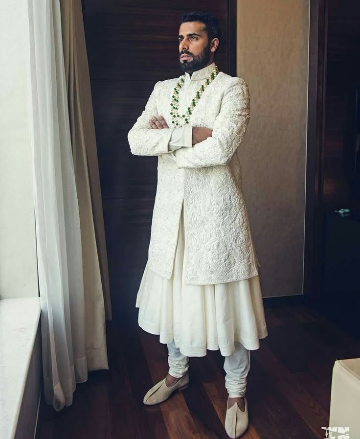 Angarkha-Style Sherwani