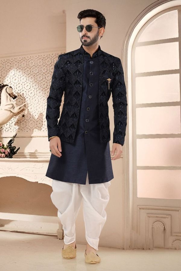 Dhoti, Kurta, and Jacket