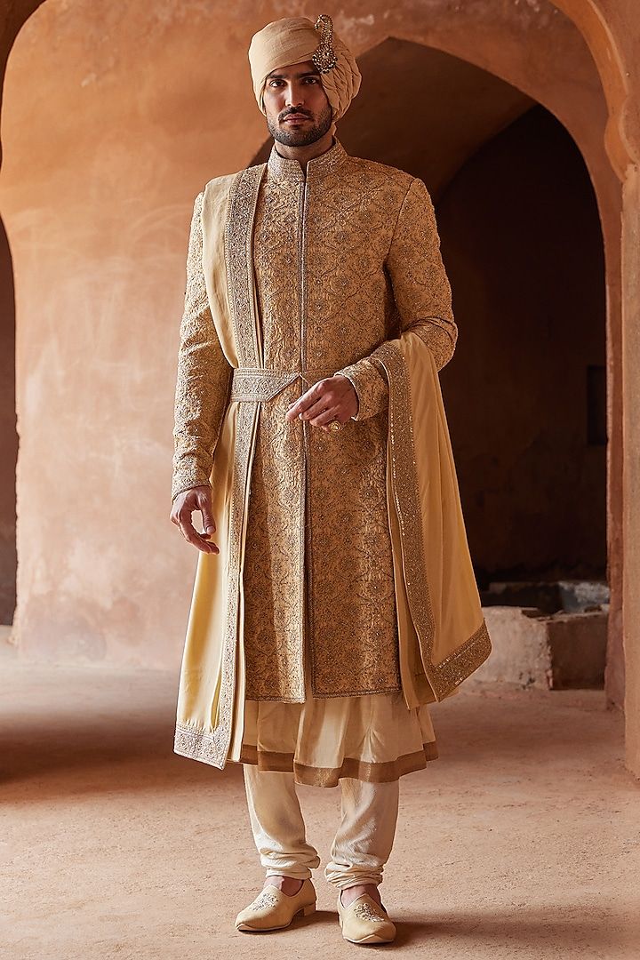 Angarkha-Style Sherwani
