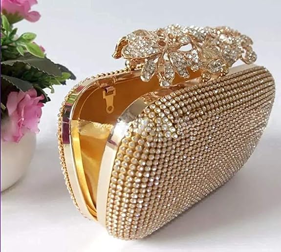 Diamond Crystal Box Clutch