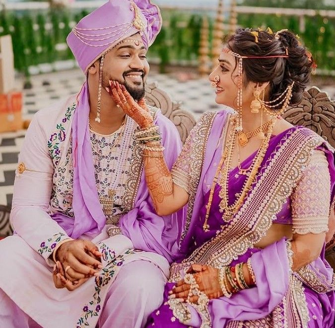Couple Maharashtrian Wedding looks