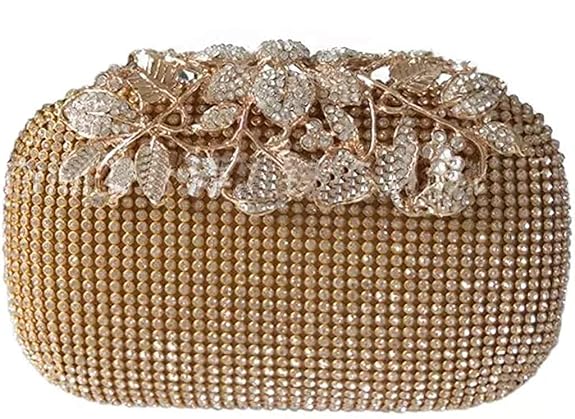 Diamond Crystal Box Clutch