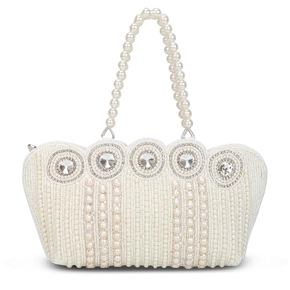 Vintage Pearl Wrist Bridal Bag