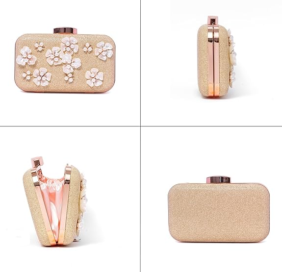 Rhinestone Beaded Bridal Clutch