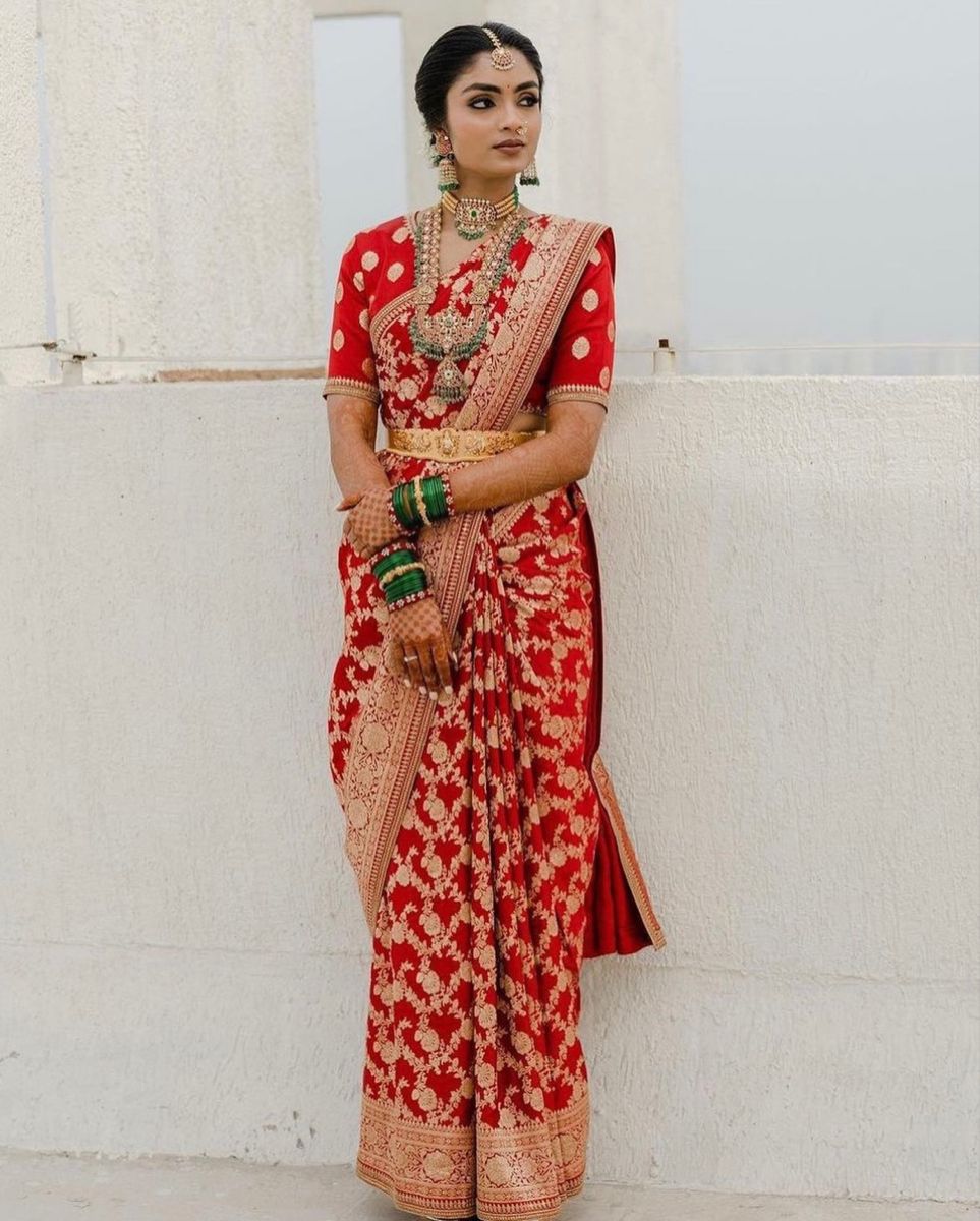 Traditional Shalu Saree