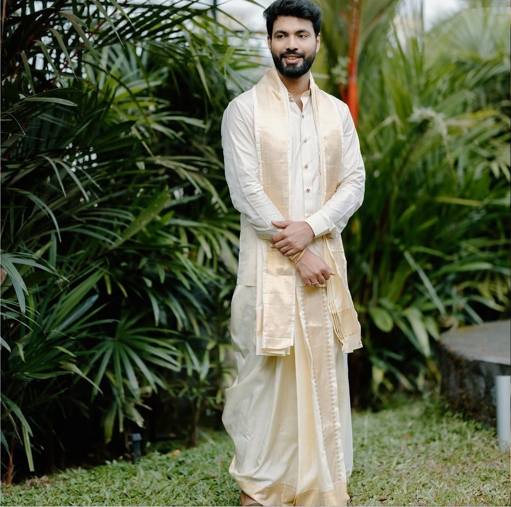 Dhoti, Kurta, and Jacket