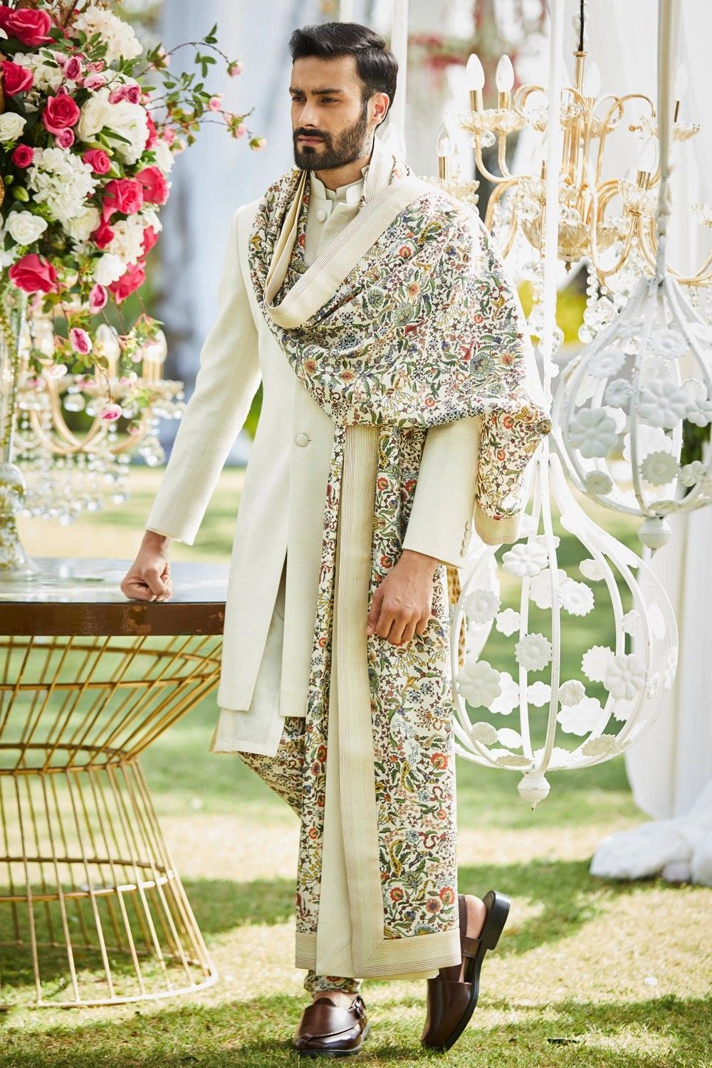 Angarkha-Style Sherwani