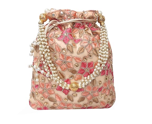 Pearl Handle Bridal Potli