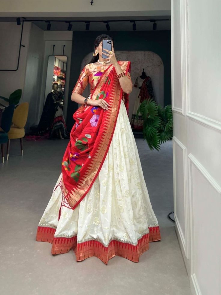 Modern Paithani Lehenga