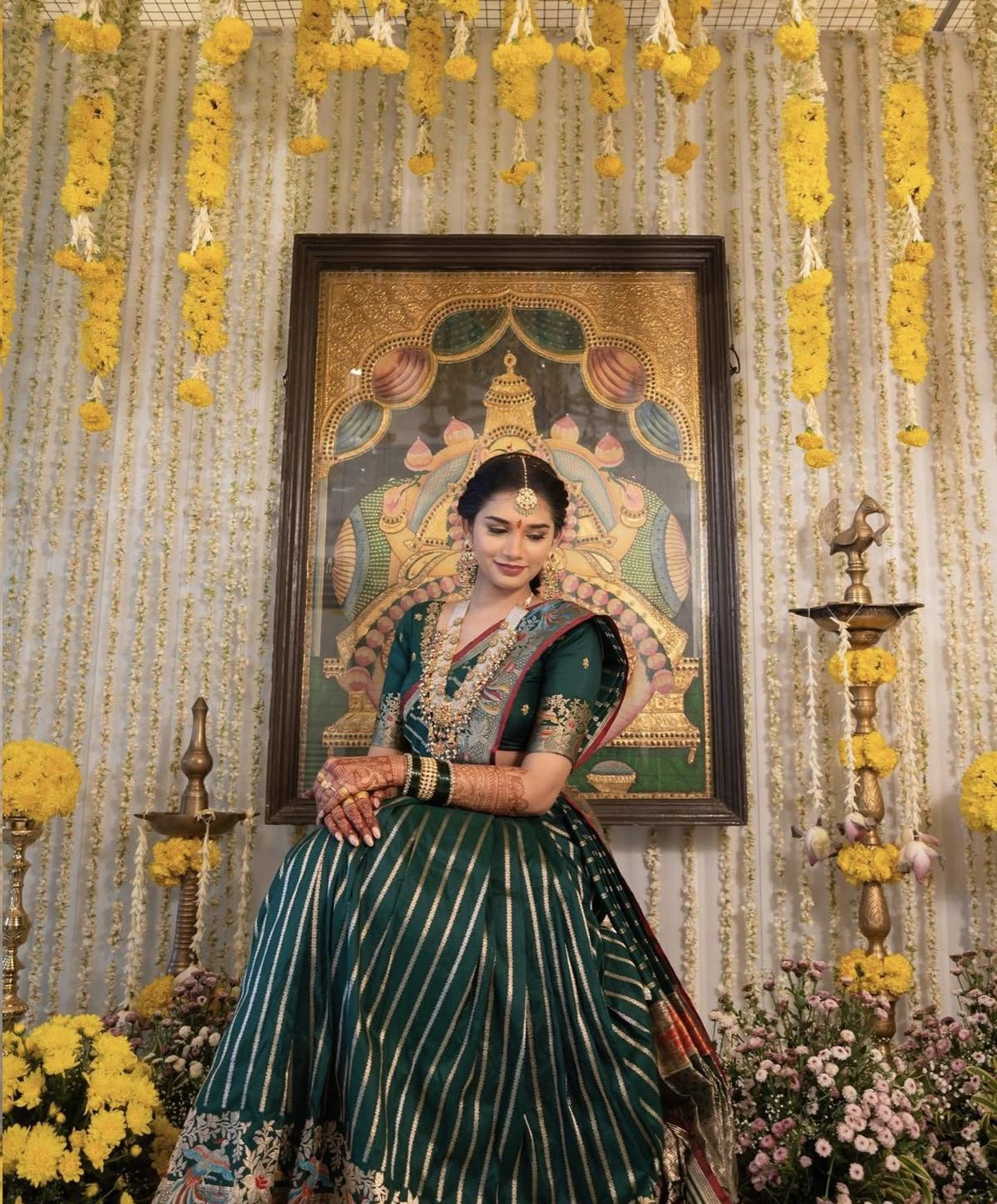 Traditional Shalu Saree