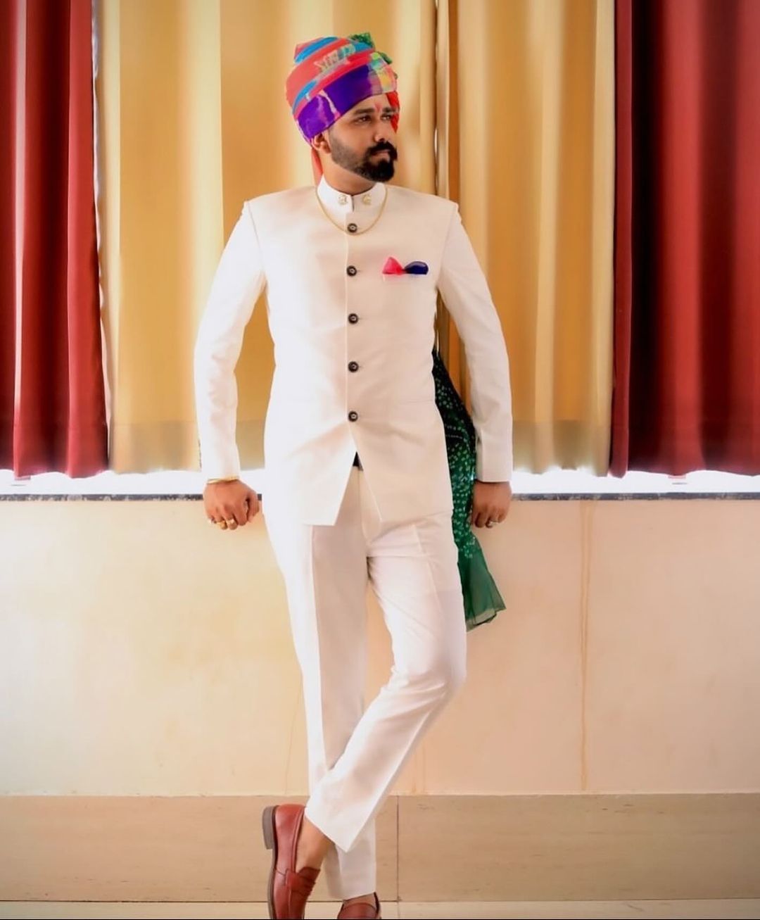 Bandhgala with Pheta