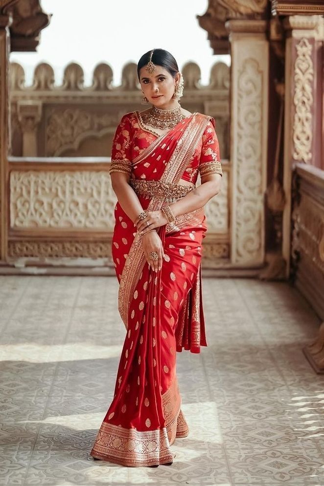 Traditional Shalu Saree