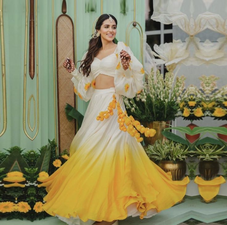 Haldi Dress