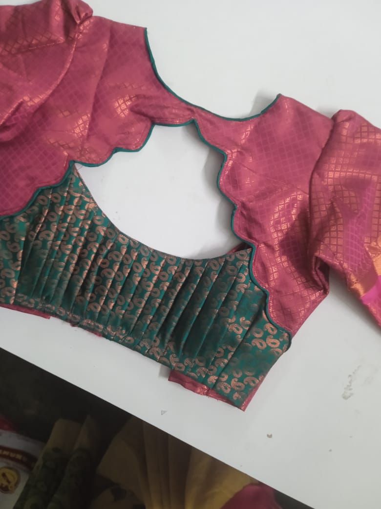 Beautiful Patch Work Blouse Designs