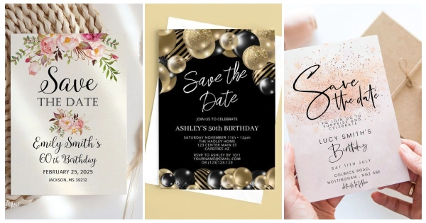 Save the Date for Birthday Invitations - Ideas & Tips