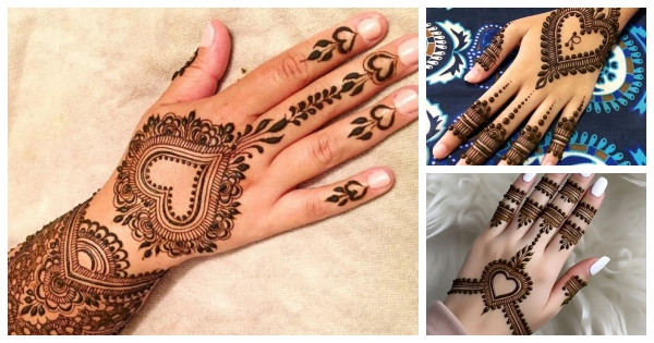 Beautiful Heart Mehndi Designs: Simple and Stylish Ideas