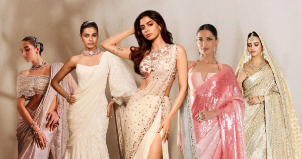 40+ Manish Malhotra Sarees - Wedding Inspiration & More