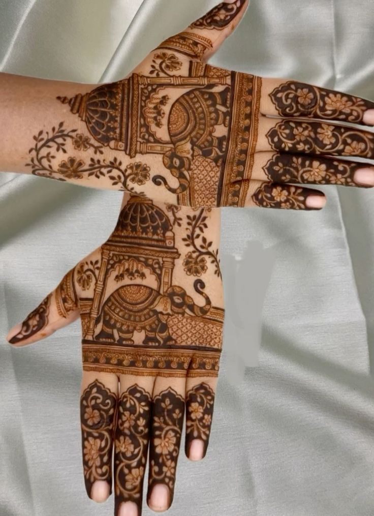 Mehendi Designs for Marwari Brides