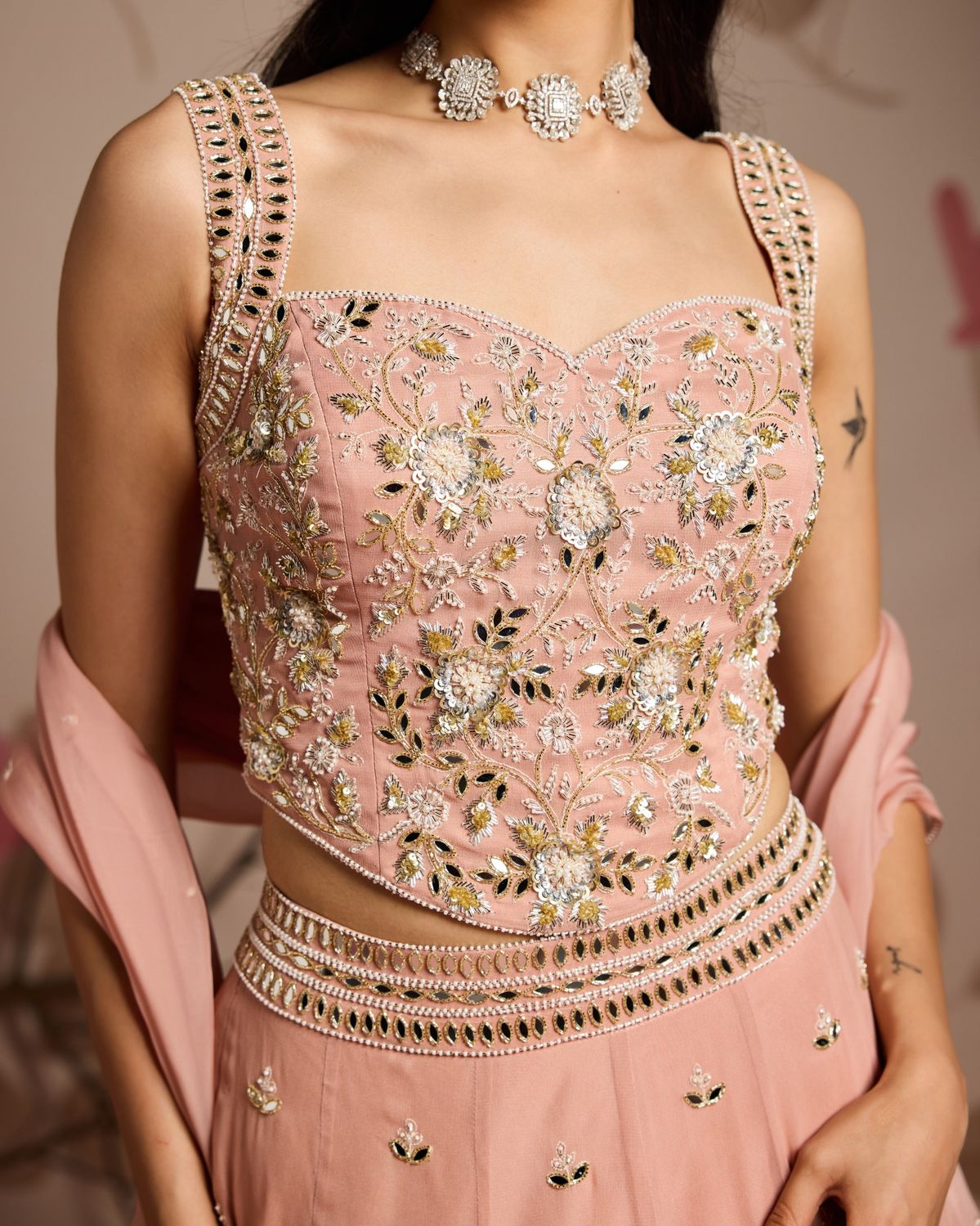 Corset Plunge Blouses