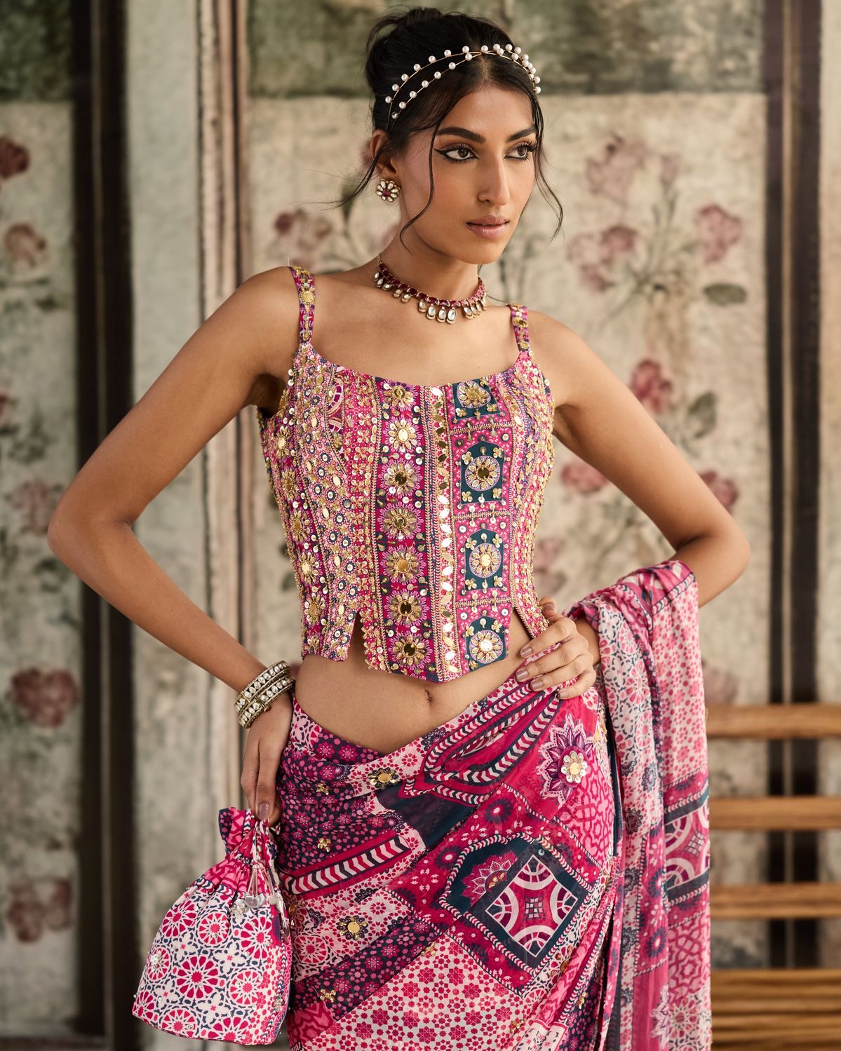 Corset Plunge Blouses