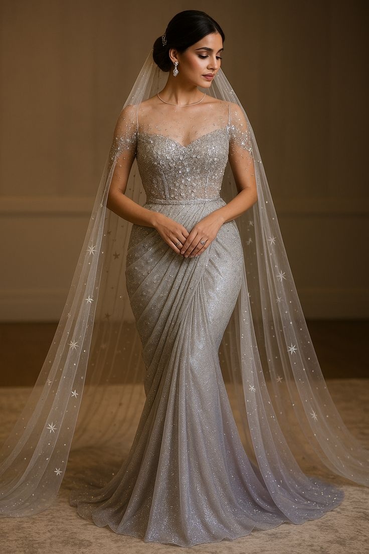 Christian Bride Outfits in Pastel Shades