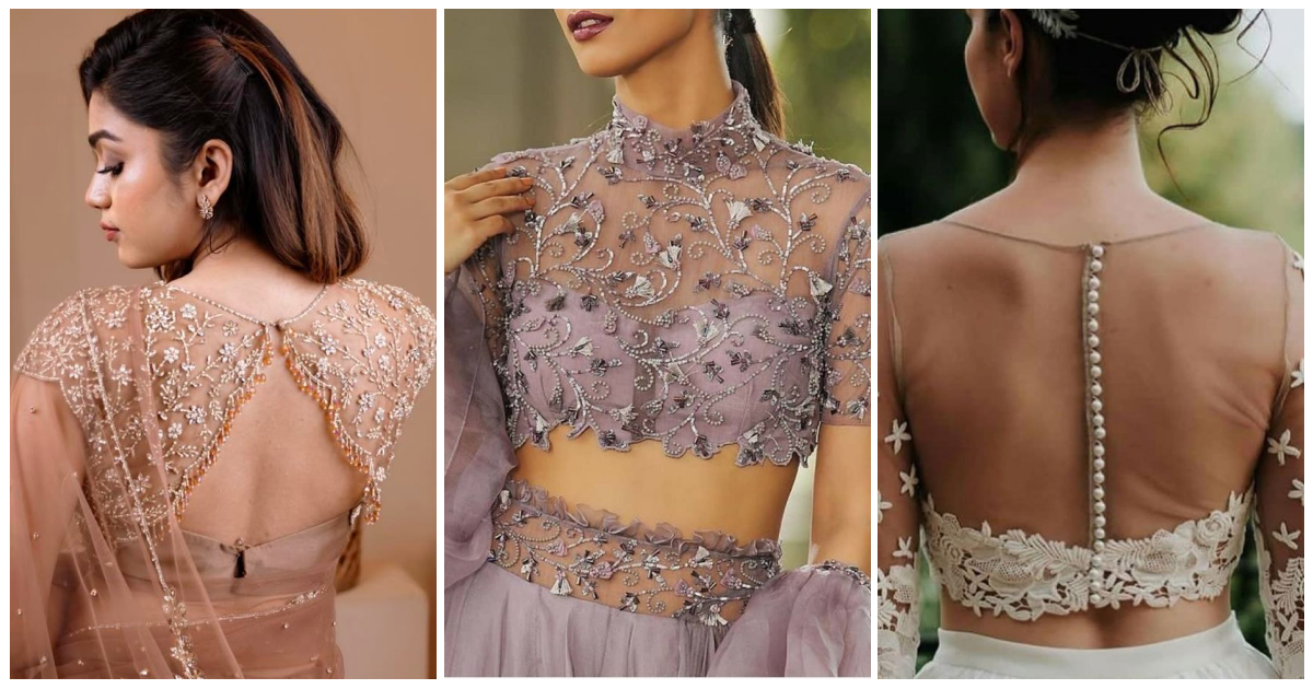 Stylish Fancy Net Blouse Designs That Brides of 2025 Are Obsessed With